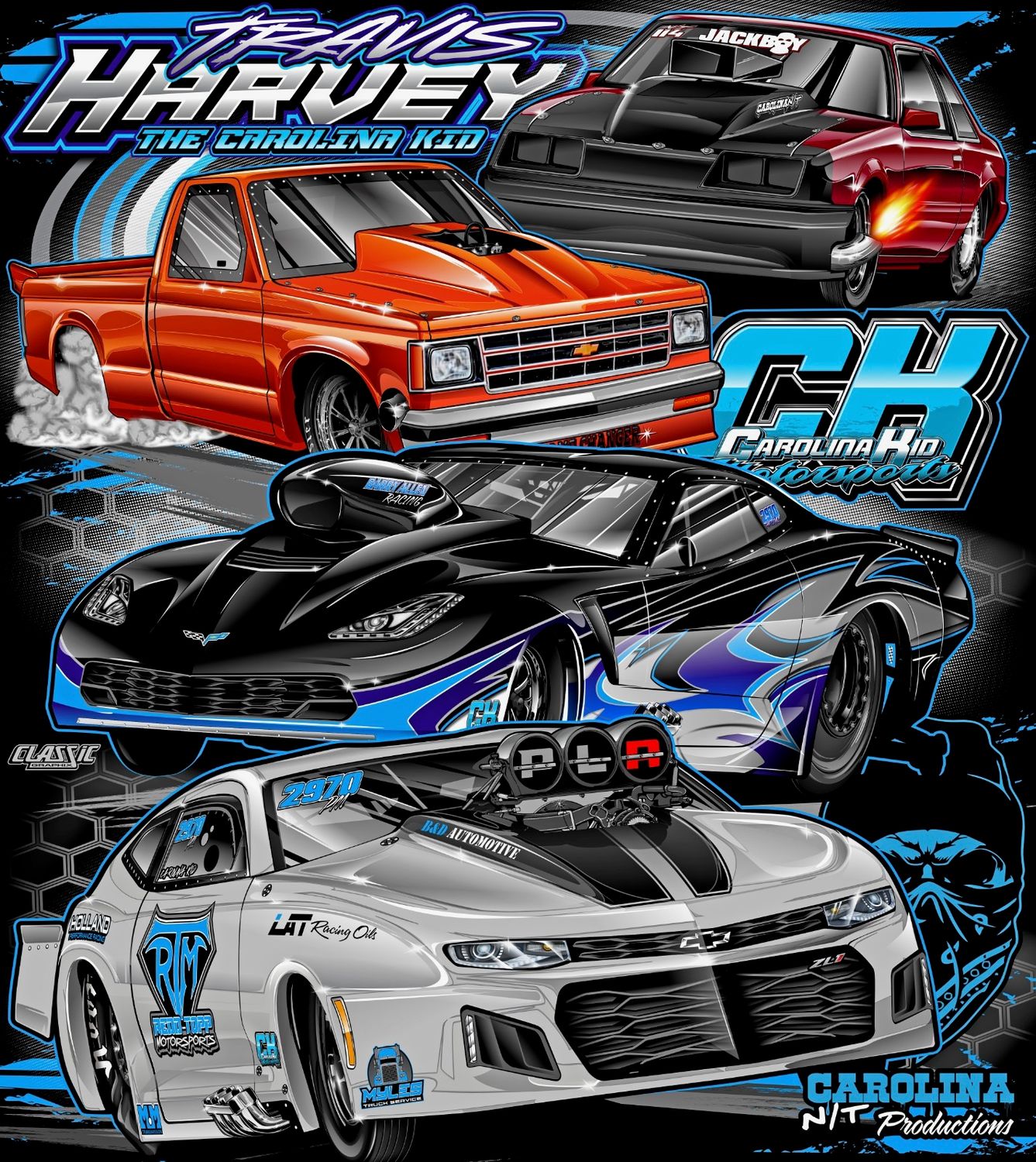 Carolina KID Travis Harvey shirt