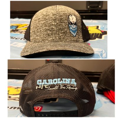 Gray/Black bandit trucker hat