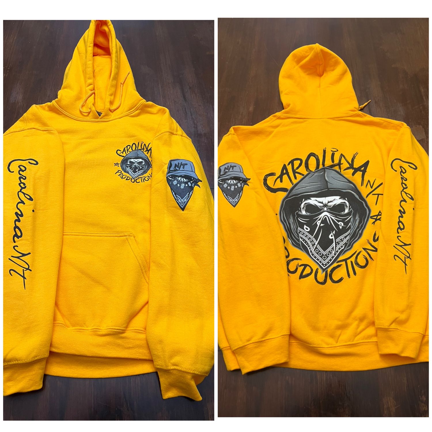 Yellow/Black Hoodie bandit hoodie