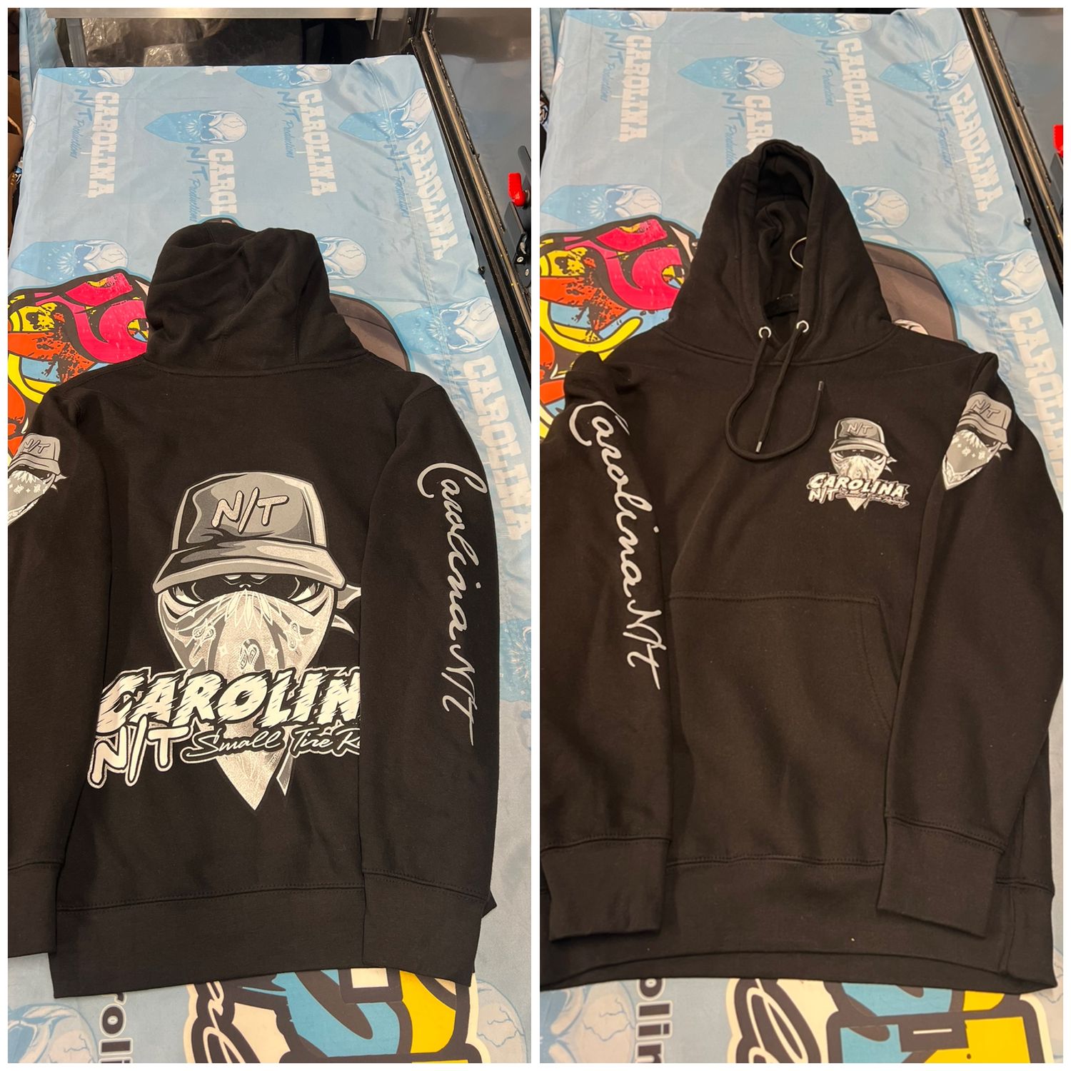 Ball Cap Bandit Black/sliver Hoodie
