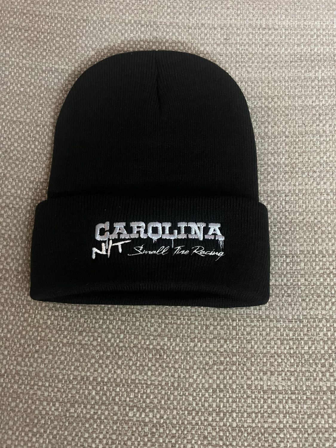 Black/Sliver letters Beanie