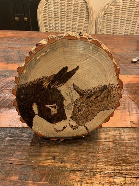 Donkey Wood Burnings