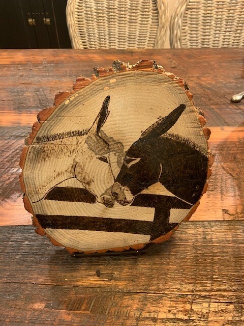 Donkey Wood Burnings