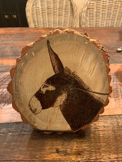 Donkey Wood Burnings