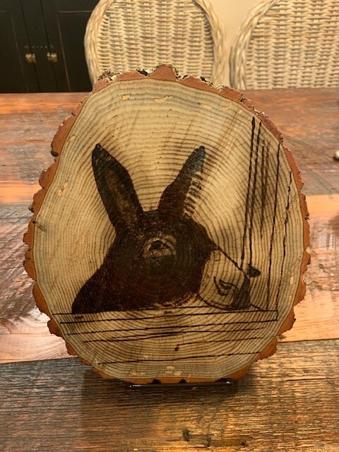 Donkey Wood Burnings