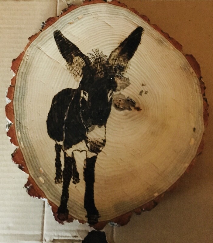 Donkey Wood Burnings