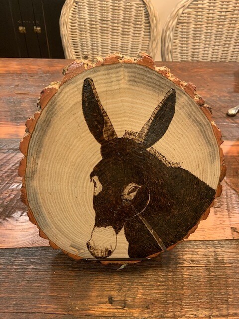 Donkey Wood Burnings