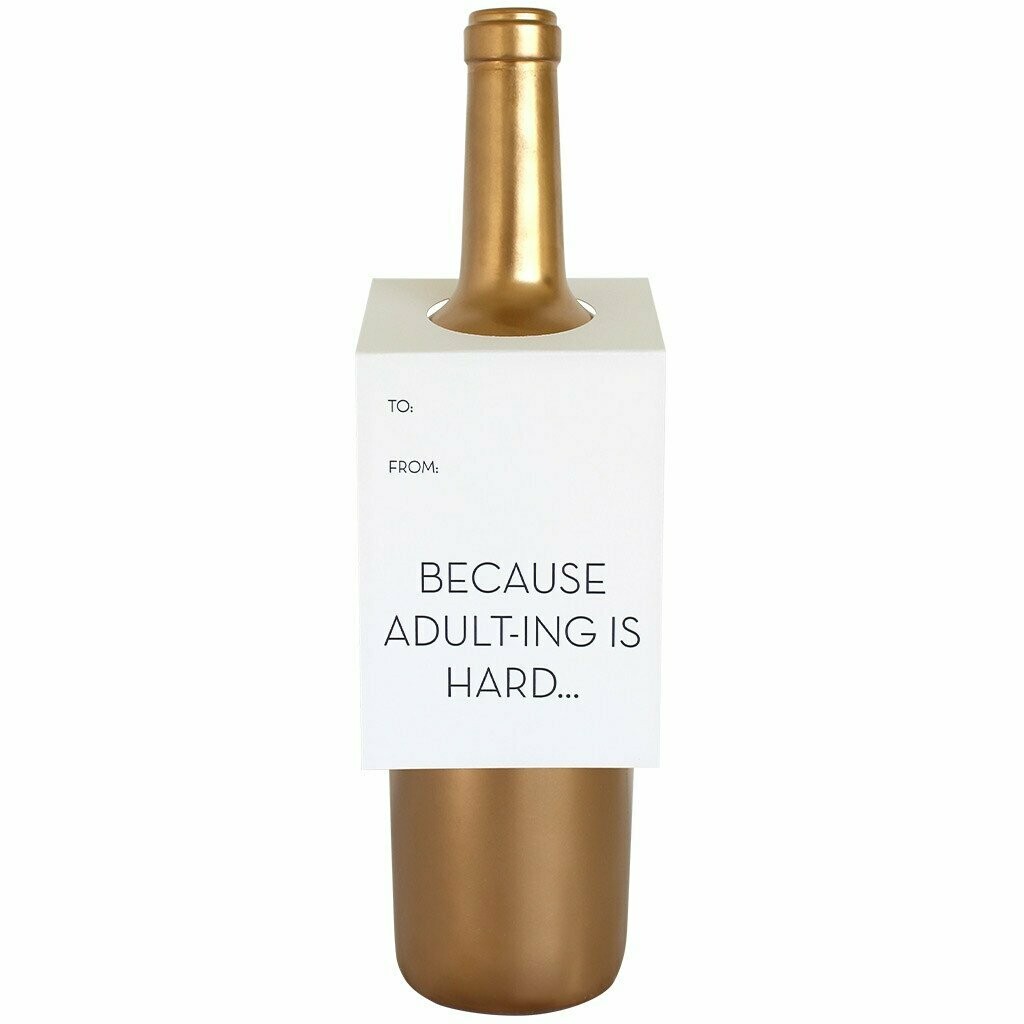 Adulting Wine Card
