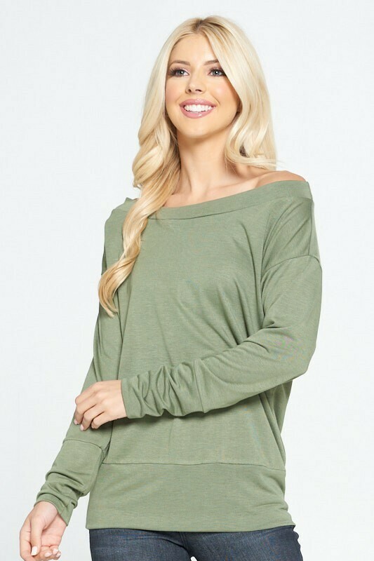 Breanna Top-Olive