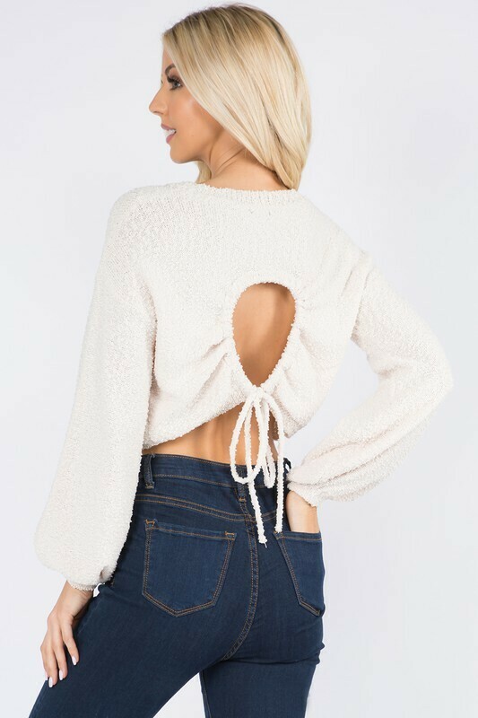Oh Hey There Sweater-Ivory