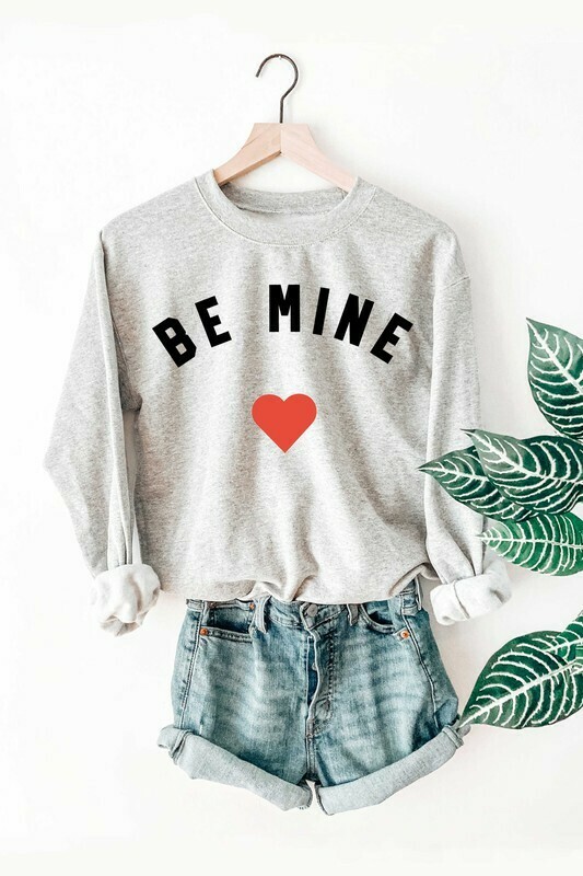 Be Mine Pullover-Gry