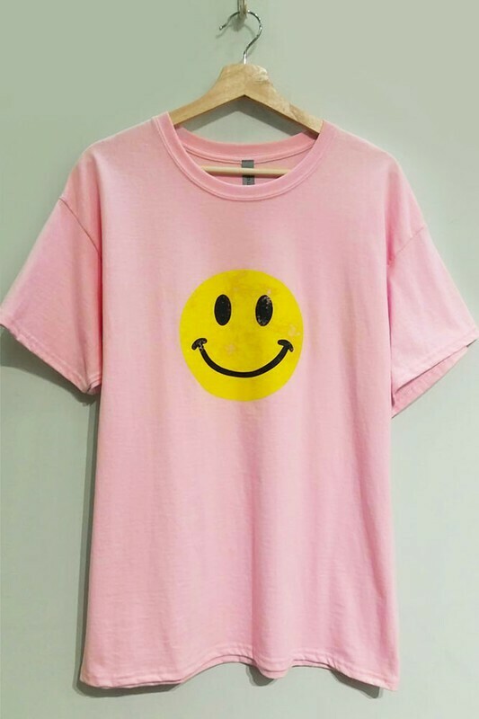 Happy Day Tee-Pink