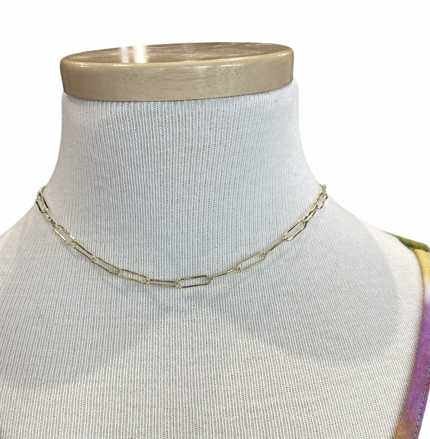 Dainty Paperclip Necklace