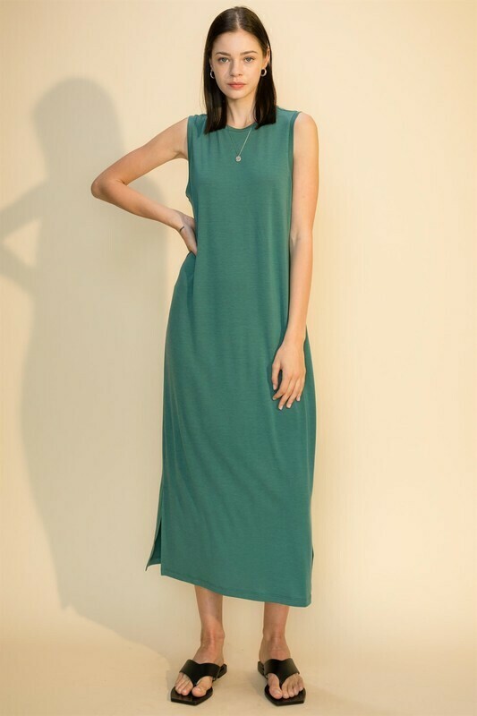 Mid Day Dress-Teal