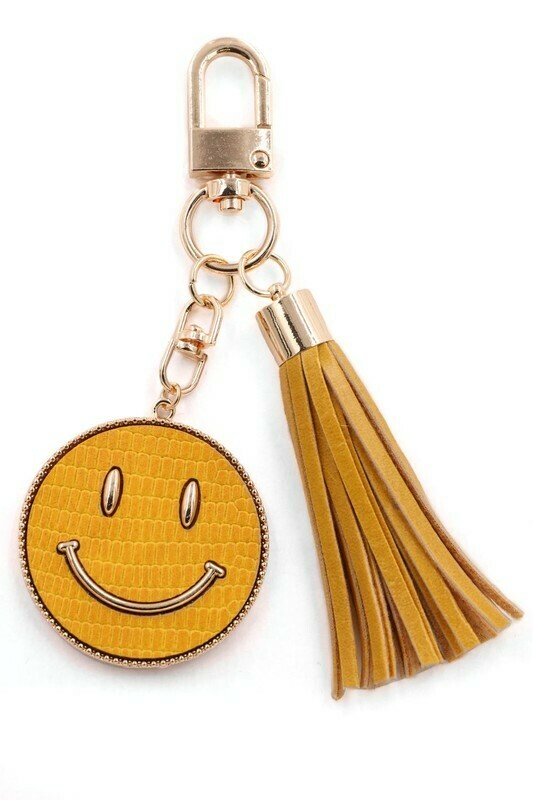 Happy Days Keychain-Yellow
