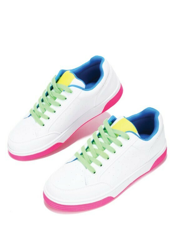 Neon Lights Sneaker-Pink