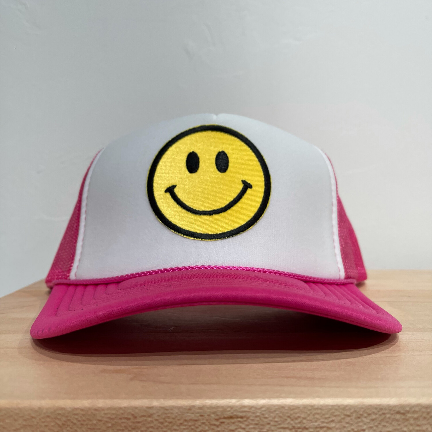 Smile Hat-Pnk Wht