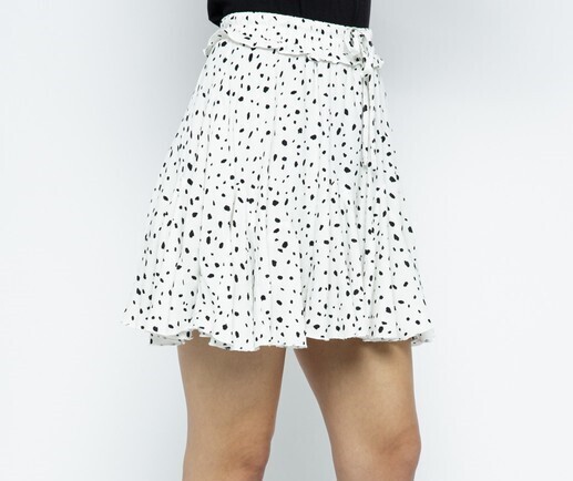 Dalmatian Skirt-Wht