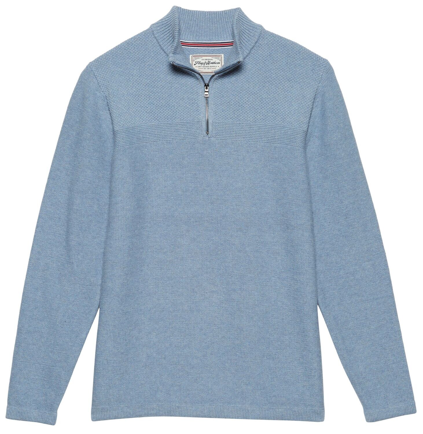 Mock Sweater-Blu