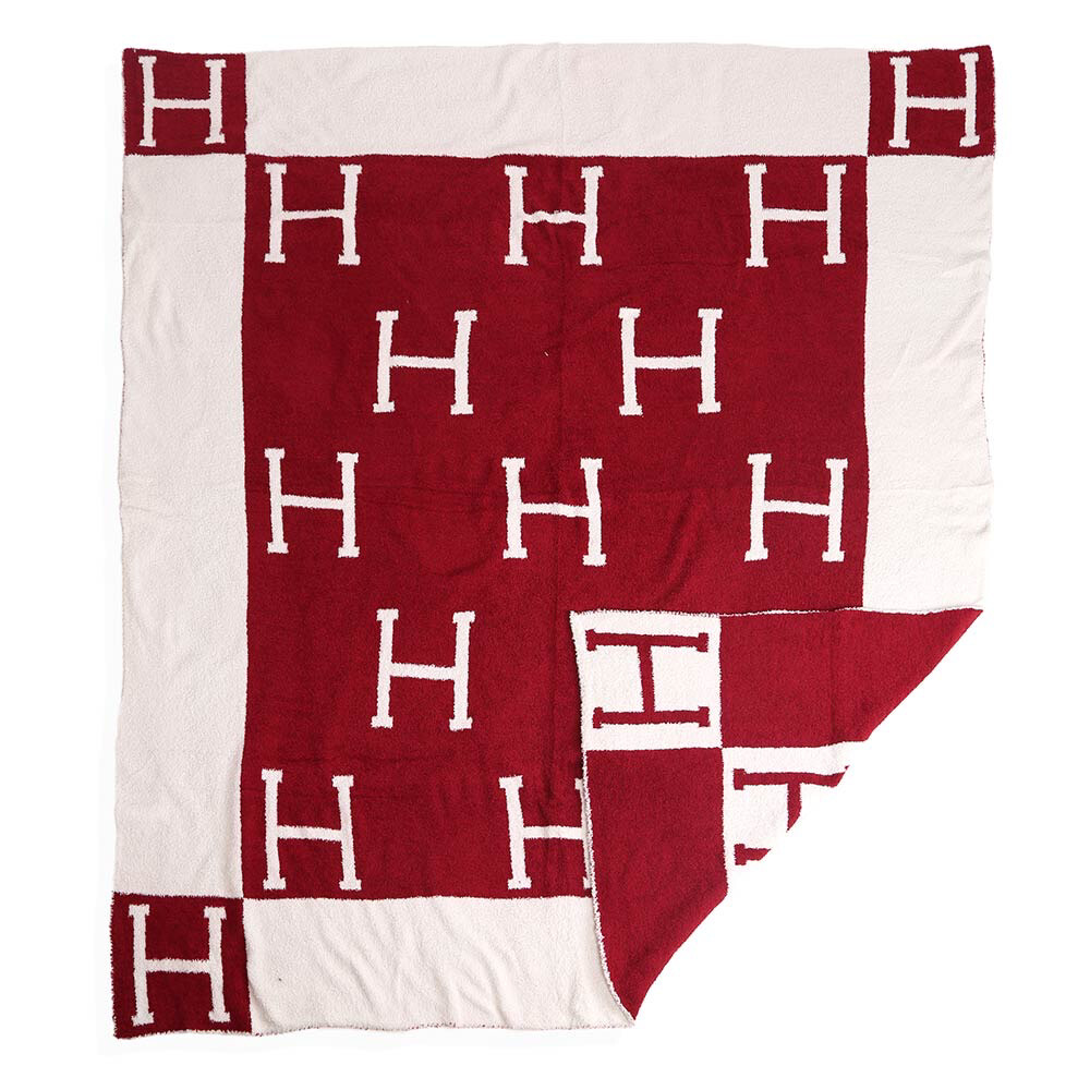 H Blanket-Crimson