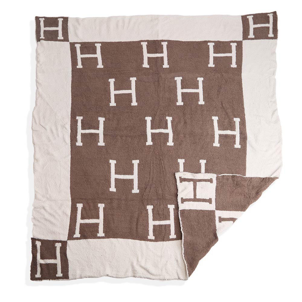 H Blanket-Taupe