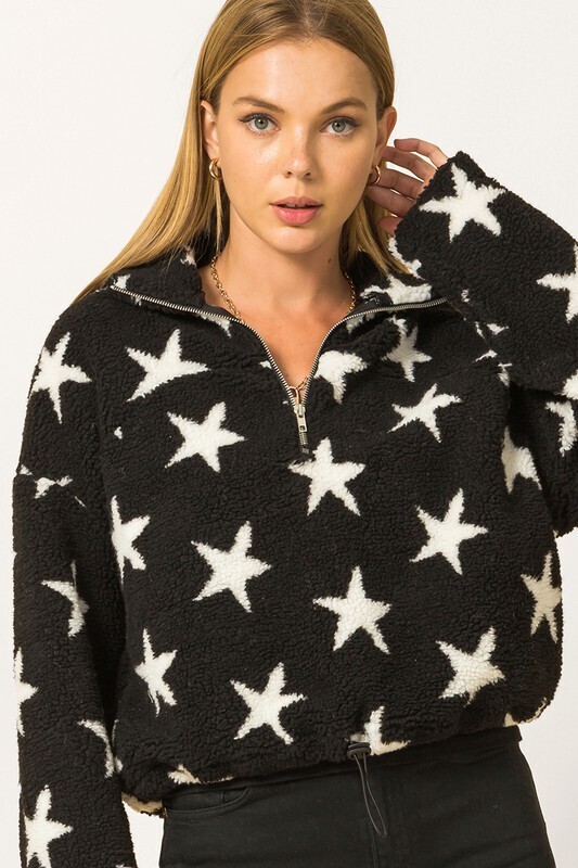 Star Half Zip Pullover