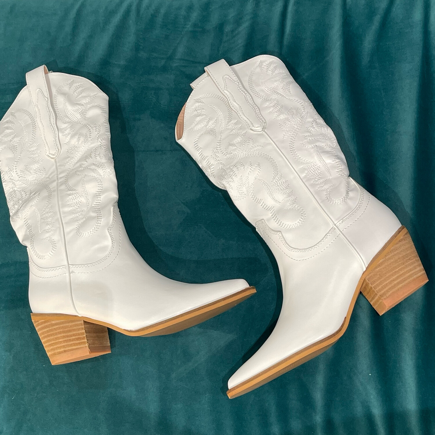 Syd Western Boot-White