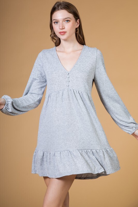 Super Cozy Heather Dress