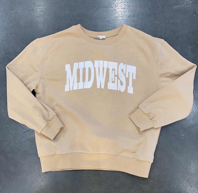 Midwest Pullover-Beige