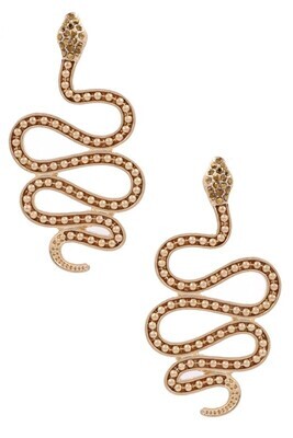 Vintage Snake Earring