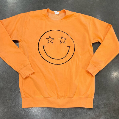 Star Smiley-Orange
