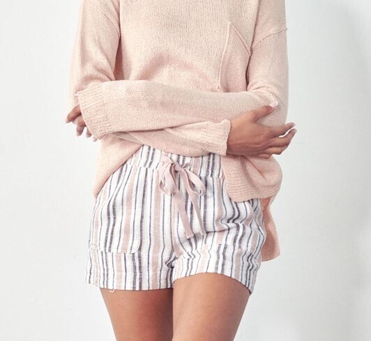 Lovely Linen Shorts-Multi