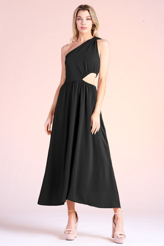 Cut It Out Midi-Blk