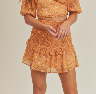 Macy Skirt-Orange