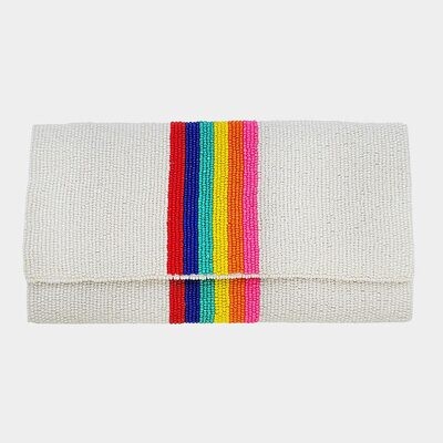 Bright Side Beaded Clutch