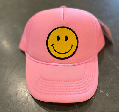 All Smiles Trucker-Lt Pink