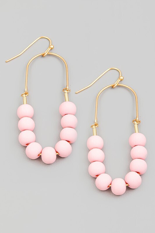 U Feel Me Hoops-Pink