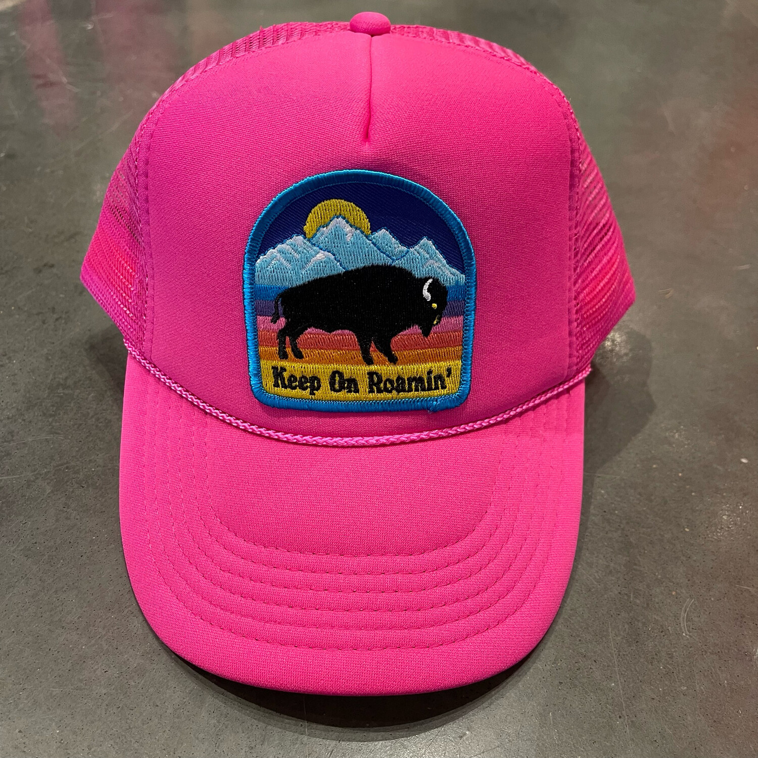 Keep On Roaming Trucker-Pink