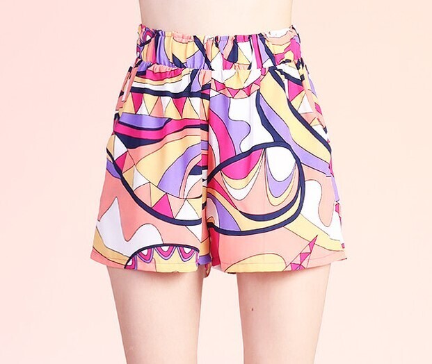 Pucci Print Shorts-Pink