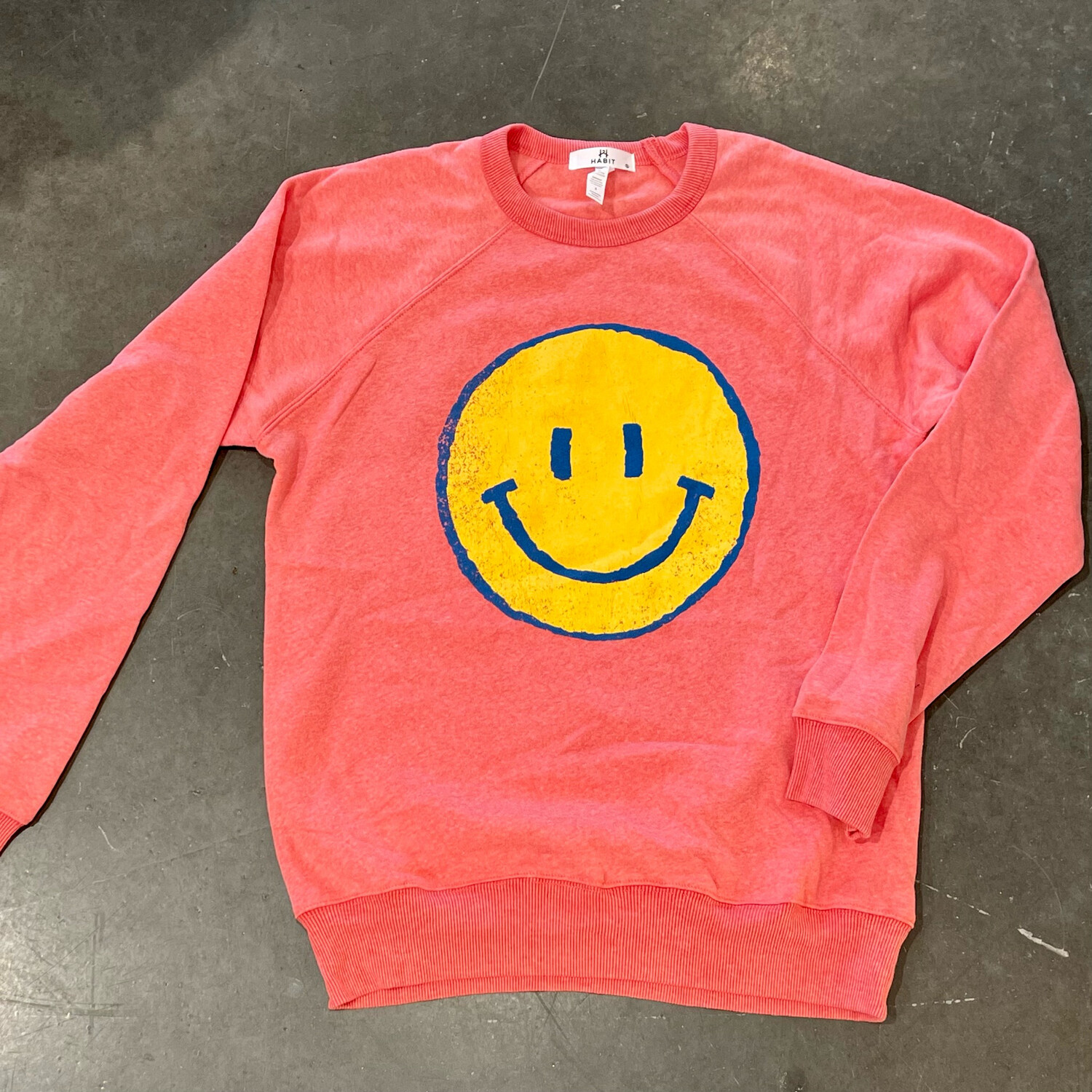 Happy Life Pullover-Pink