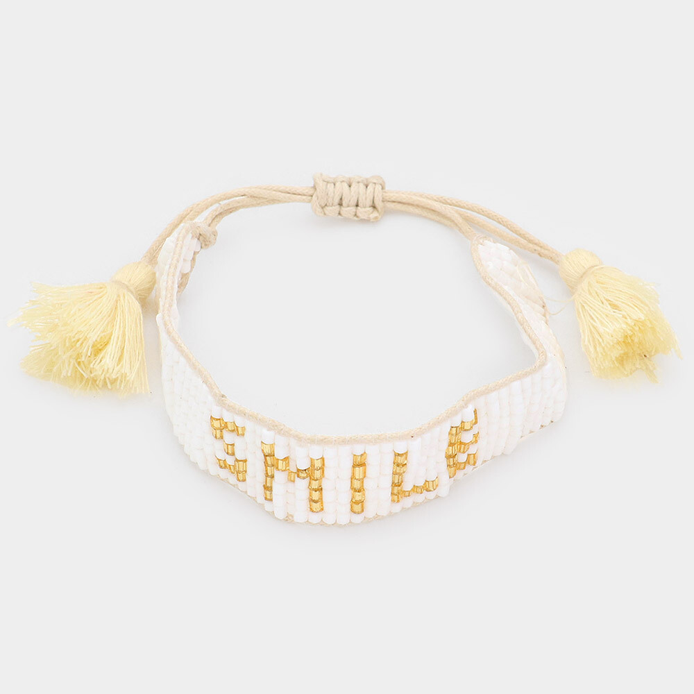 Smile Beaded Bracelet
