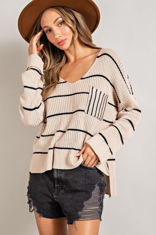 Jenna Stripe Sweater