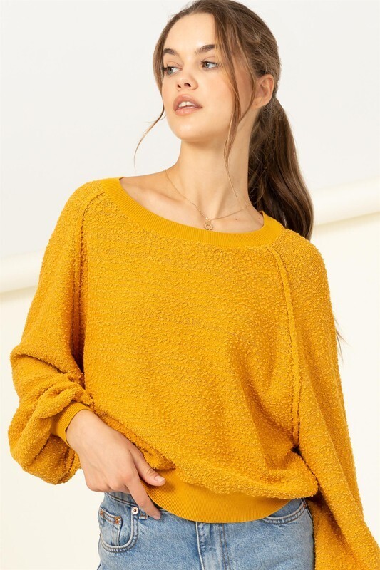Poppy Sweater-Mustard