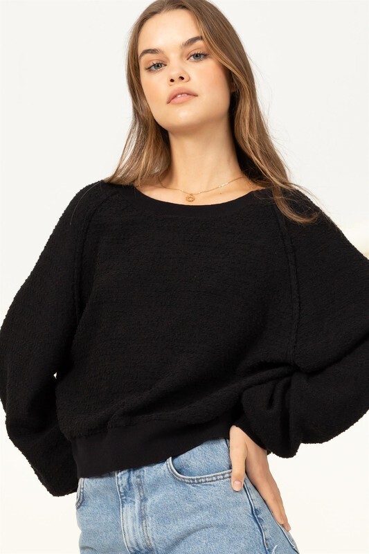 Poppy Sweater-Black