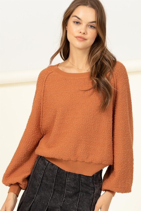 Poppy Sweater-Rust
