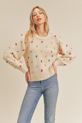 Color Dreams Sweater-Cream