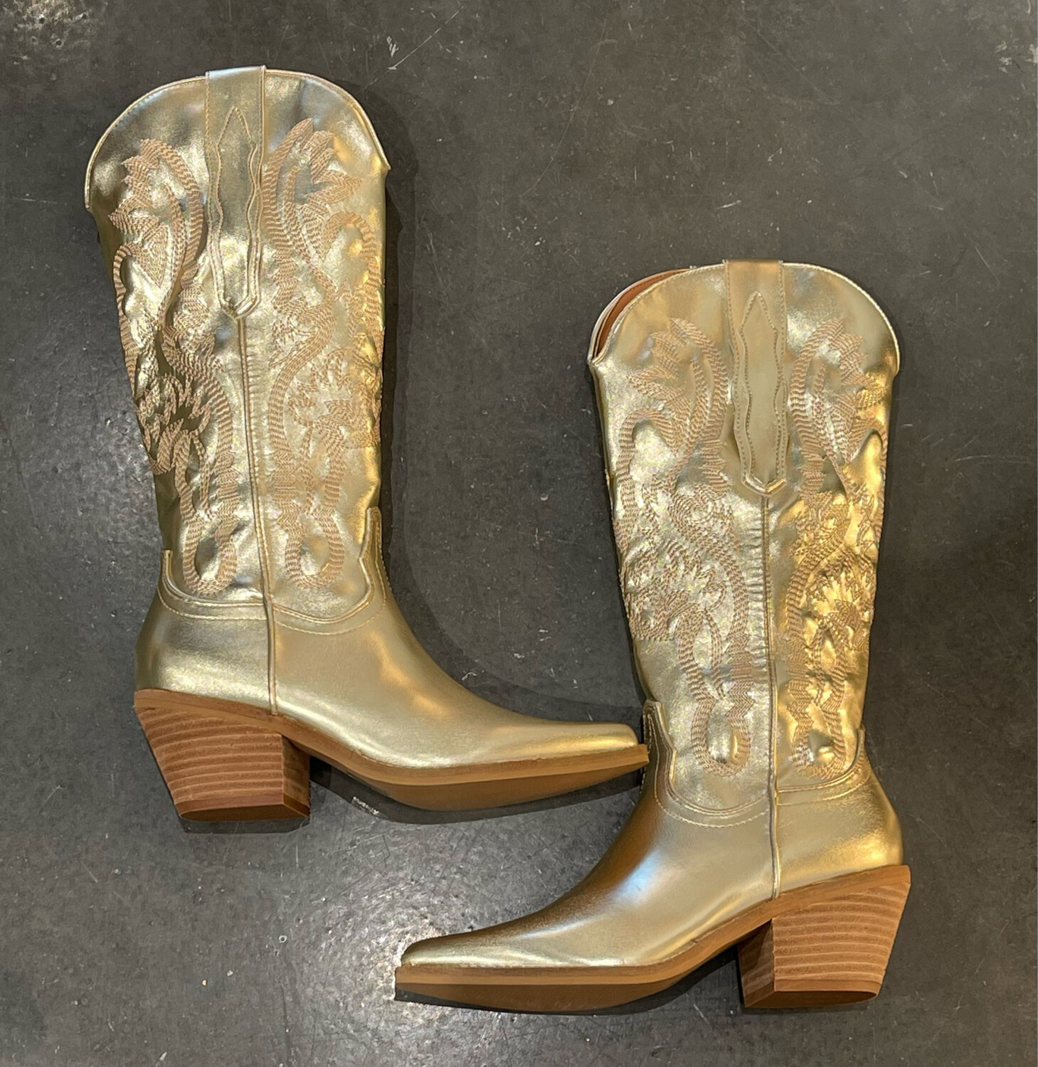 Tessa Gold Boot