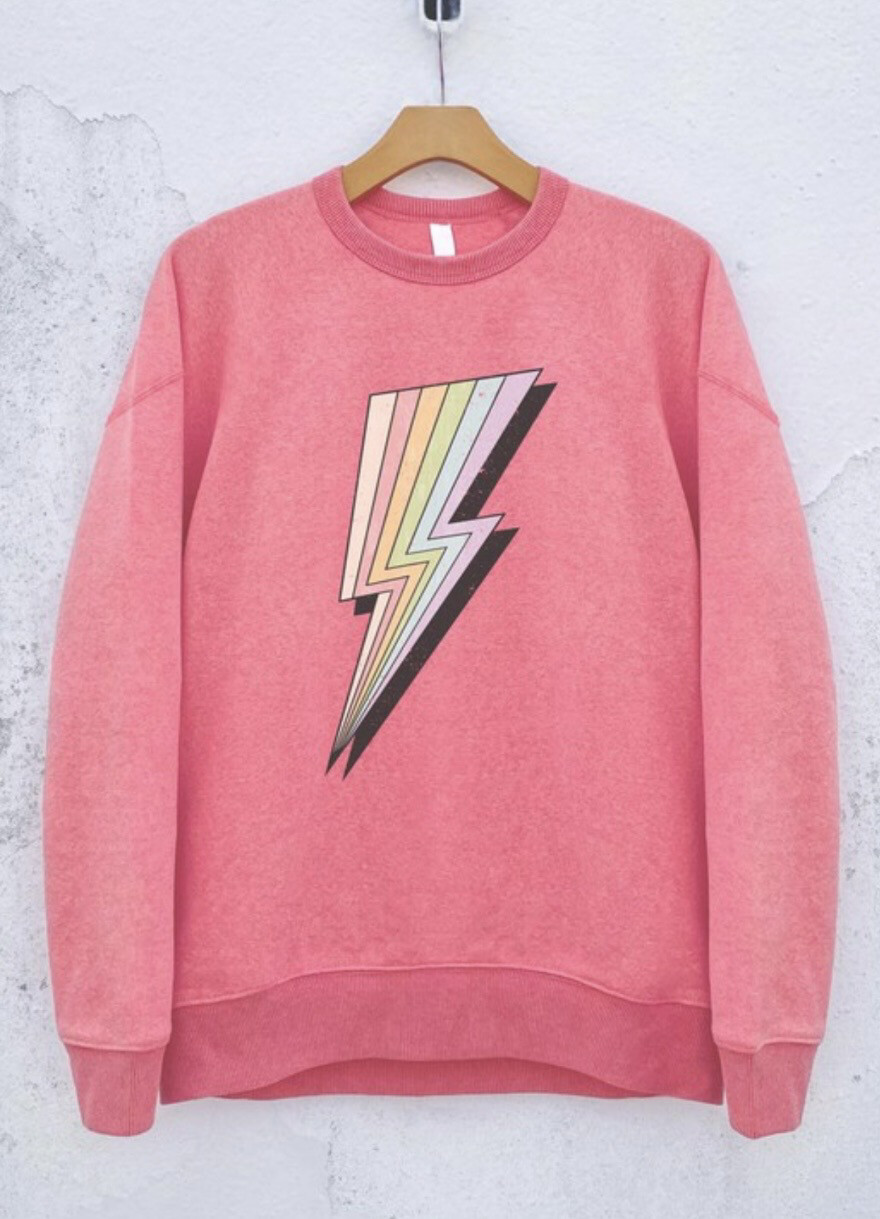 Electric Pullover-Pink