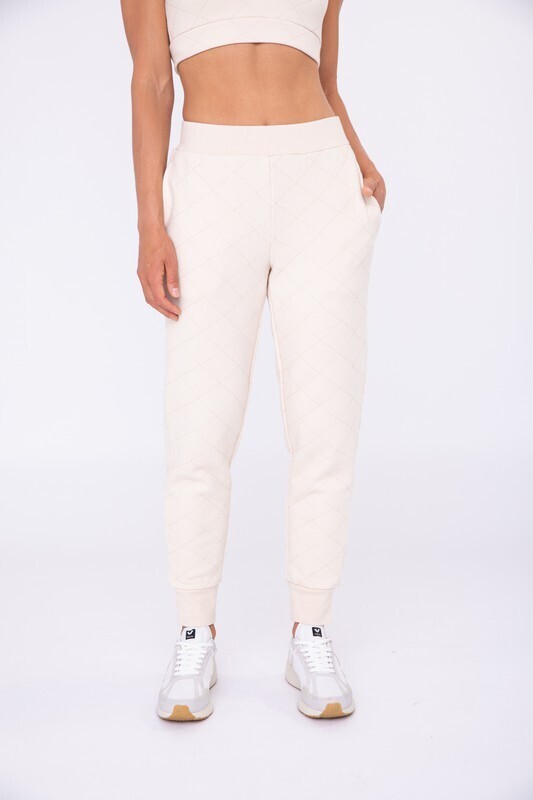 Quilted Fleece Jogger