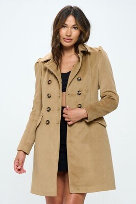 Double Breasted Trench-Camel